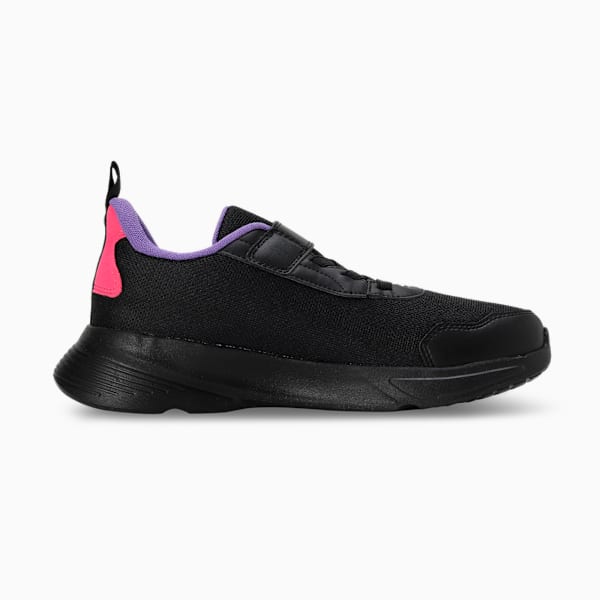 Alfarun Youth Sneakers, PUMA Black-Glowing Pink-Pitch Green, extralarge-IND