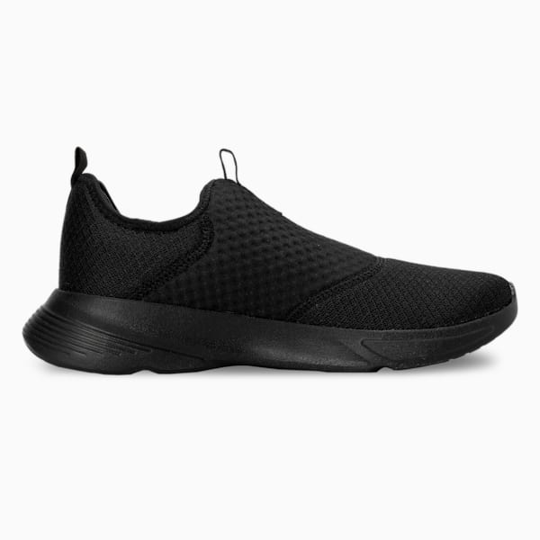 PUMA Melanite Slip On Men's Sneakers, PUMA Black-PUMA White, extralarge-IND