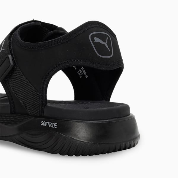 SOFTRIDE Seave Sandals, PUMA Black-Cool Dark Gray, extralarge-IND