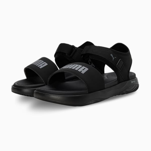 SOFTRIDE Seave Sandals, PUMA Black-Cool Dark Gray, extralarge-IND