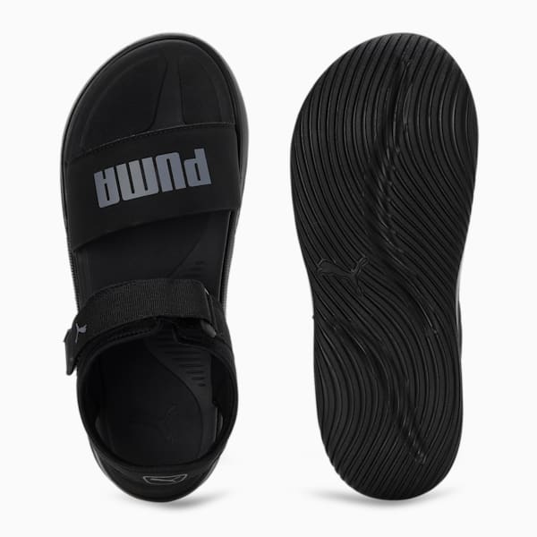 SOFTRIDE Seave Sandals, PUMA Black-Cool Dark Gray, extralarge-IND