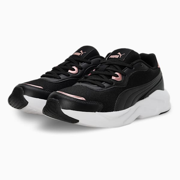 Puma X-Ray Slimmic Women's Sneakers, PUMA Black-PUMA White-Rose Gold, extralarge-IND