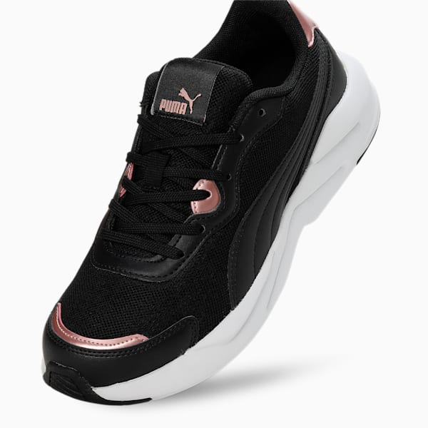 Puma X-Ray Slimmic Women's Sneakers, PUMA Black-PUMA White-Rose Gold, extralarge-IND