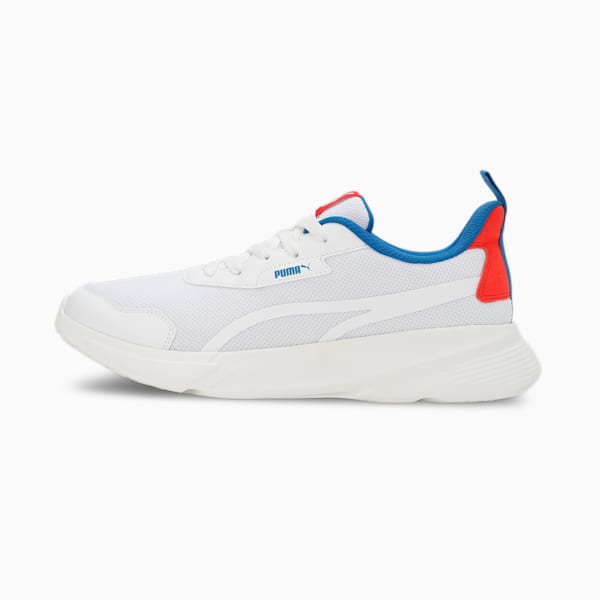 Alfarun Men's Sneakers, PUMA White-PUMA Team Royal-PUMA Red, extralarge-IND