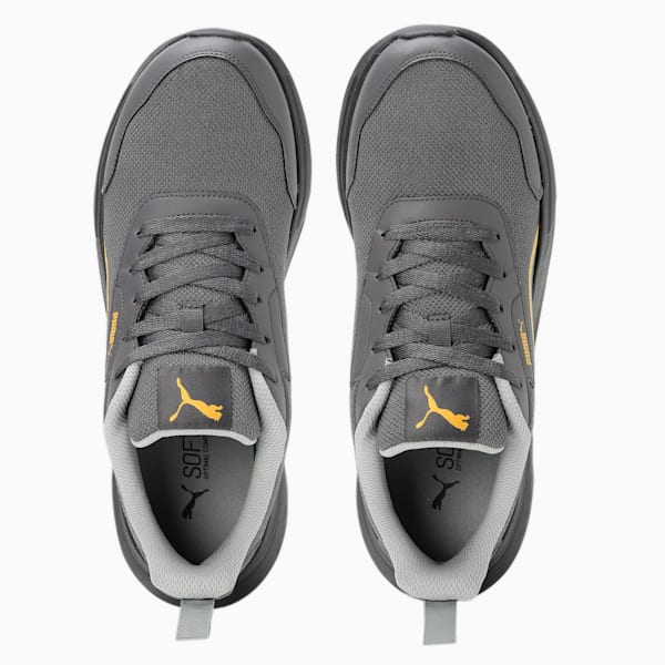 Alfarun Men's Sneakers, Cool Dark Gray-Smokey Gray-Mustard Seed, extralarge-IND