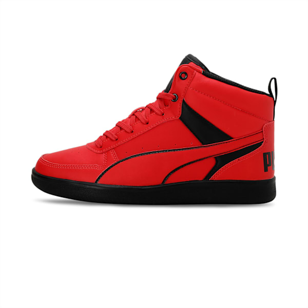 PUMA Pluto Youth Sneakers, High Risk Red-PUMA Black, extralarge-IND