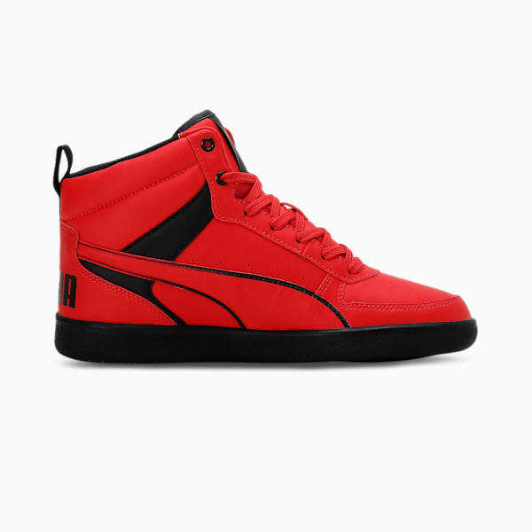 PUMA Pluto Youth Sneakers, High Risk Red-PUMA Black, extralarge-IND