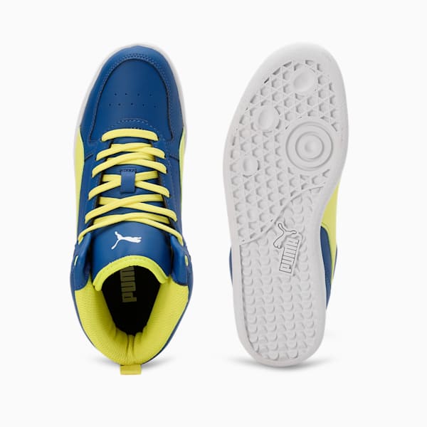 Pluto Youth Sneakers, Clyde Royal-Yellow Burst-PUMA White, extralarge-IND