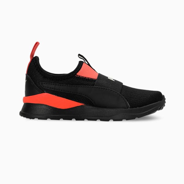 Hobbes Kids' Sneakers, PUMA Black-Fiery Coral-Marshmallow, extralarge-IND