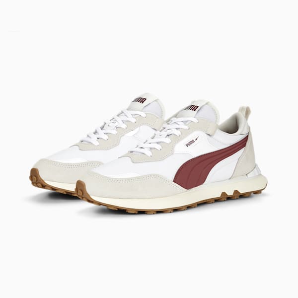 Rider FV Pop FS Sneakers, PUMA White-Wood Violet, extralarge
