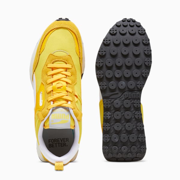 Rider FV Pop FS Unisex Sneakers, Pelé Yellow-PUMA White, extralarge-IND