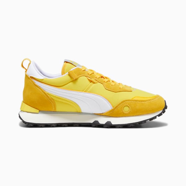 Rider FV Pop FS Unisex Sneakers, Pelé Yellow-PUMA White, extralarge-IND