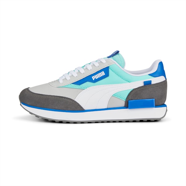 Future Rider New Core Sneakers, Cool Light Gray-Electric Peppermint, extralarge-IND