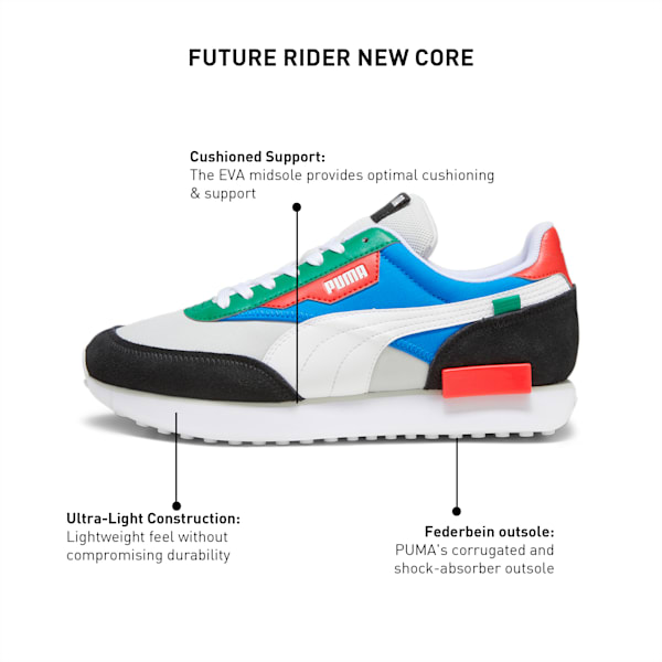 Future Rider New Core Sneakers, Racing Blue-Sedate Gray, extralarge-IND