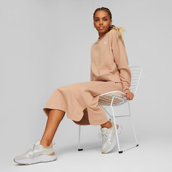Tenis Cassia para mujer, PUMA White-Vapor Gray-Granola, extralarge