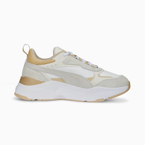 Tenis Cassia para mujer, PUMA White-Vapor Gray-Granola, extralarge