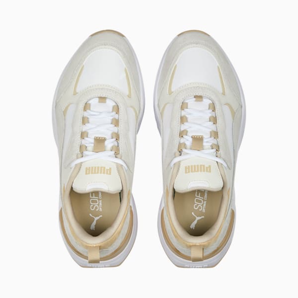 Tenis Cassia para mujer, PUMA White-Vapor Gray-Granola, extralarge