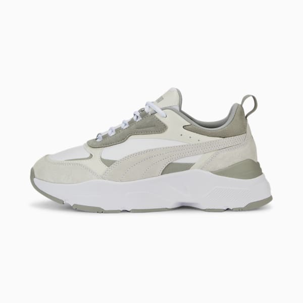Cassia Mix Women's Sneakers, PUMA White-Vapor Gray-Flat Light Gray, extralarge