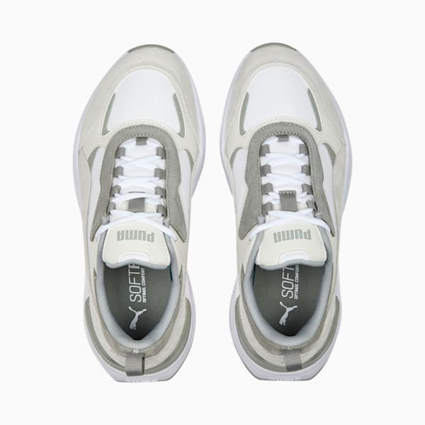 Cassia Mix Women's Sneakers, PUMA White-Vapor Gray-Flat Light Gray, extralarge
