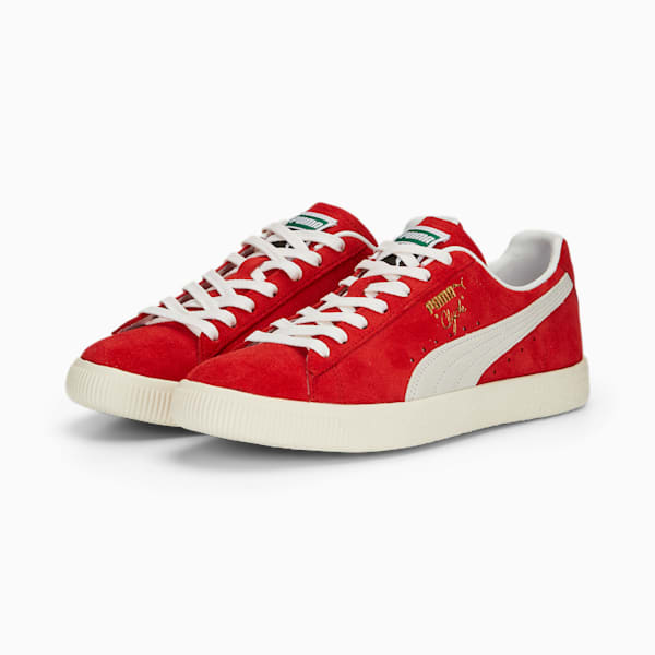 Clyde OG Sneakers, For All Time Red-PUMA White-Pristine, extralarge
