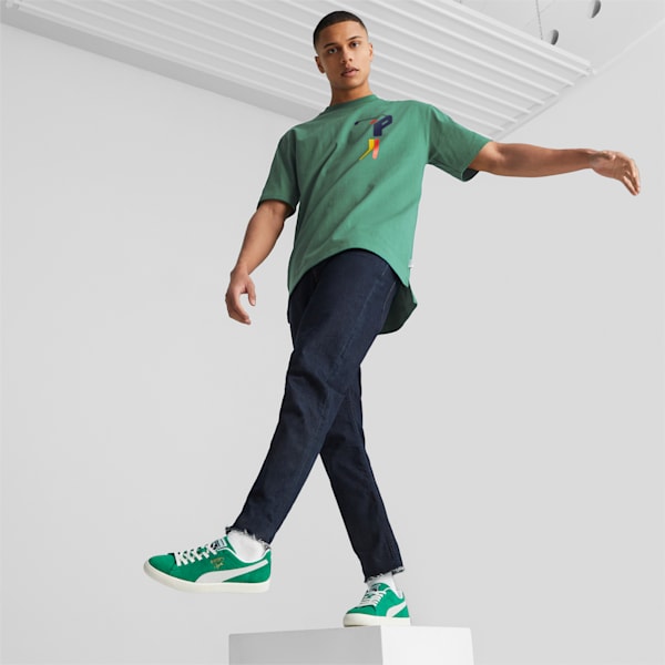 Clyde OG Sneakers, Verdant Green-PUMA White-Pristine, extralarge-GBR