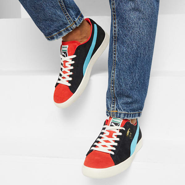 Clyde OG Sneakers, PUMA Black-For All Time Red, extralarge-IND