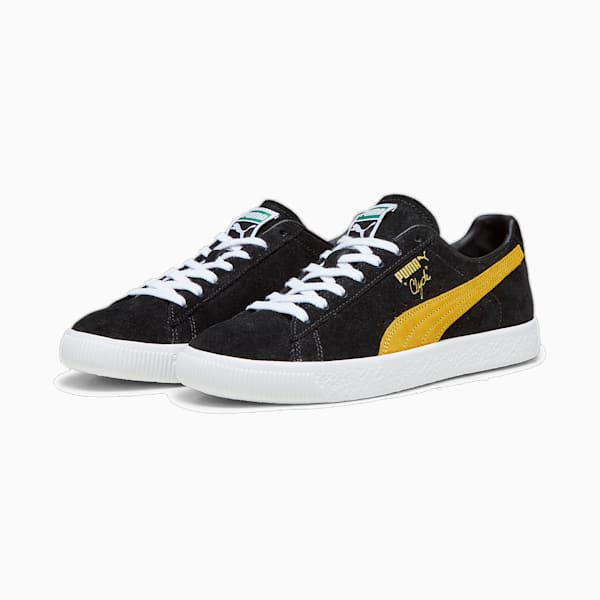 ユニセックス クライド OG スニーカー, PUMA Black-Yellow Sizzle, extralarge-JPN