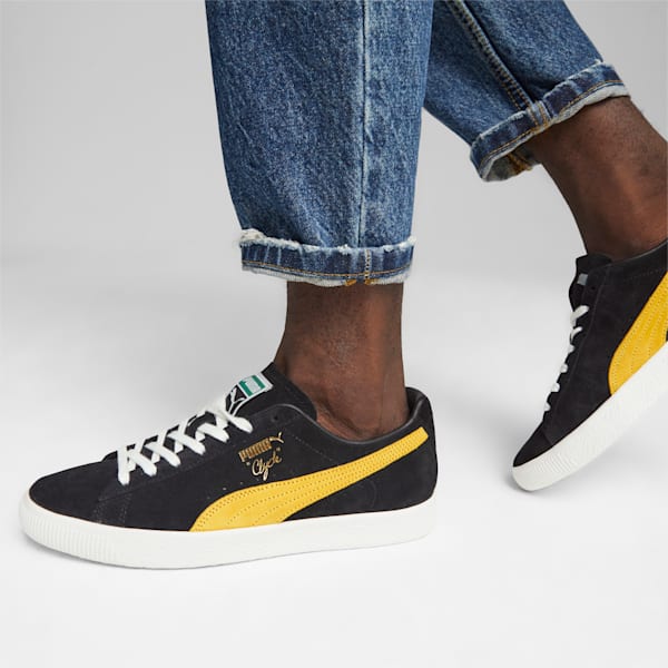 Tenis Clyde OG, PUMA Black-Yellow Sizzle, extralarge
