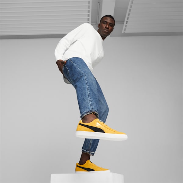 Clyde OG Sneakers, Yellow Sizzle-PUMA Black, extralarge-GBR