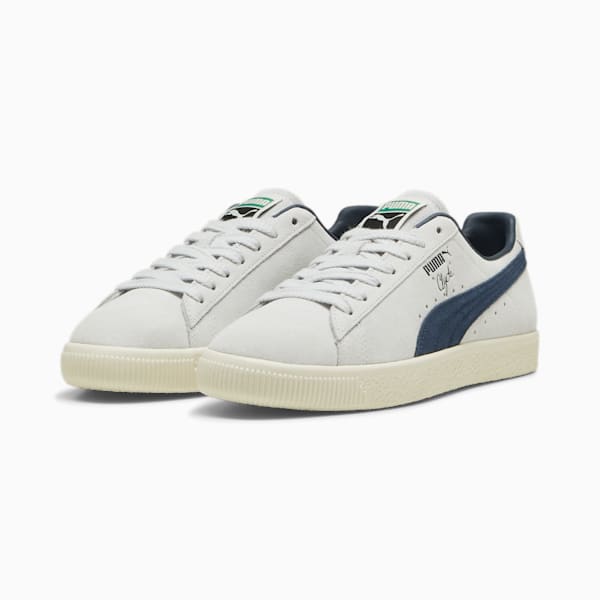 Clyde OG Sneakers, Silver Mist-Frosted Ivory-Club Navy, extralarge