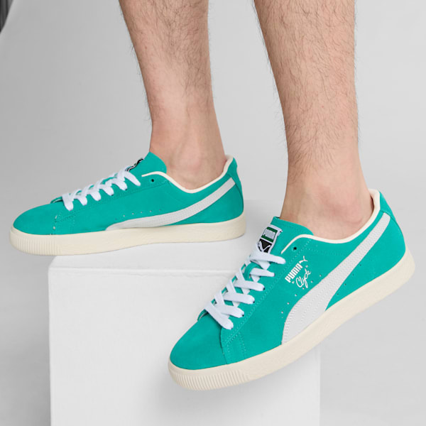 Sneakers Clyde OG, Spectra Green-Frosted Ivory-PUMA White, extralarge