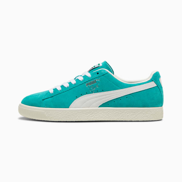 Clyde OG Sneakers, Spectra Green-Frosted Ivory-PUMA White, extralarge