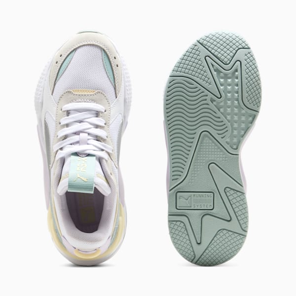 RS-X Metallic Big Kids' Sneakers, PUMA White-PUMA Silver, extralarge