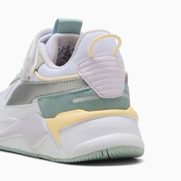 Tenis para niñas RS-X Metallic AC+, PUMA White-PUMA Silver, extralarge
