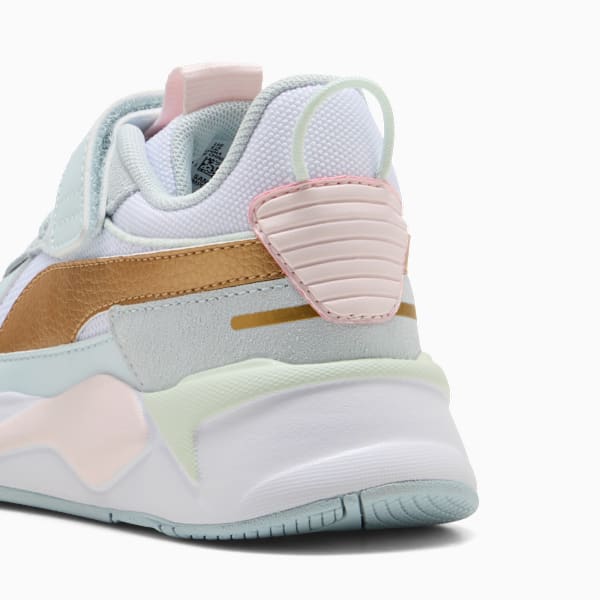 RS-X Metallic Alternative Closure+ Sneakers Kids, PUMA White-Sea Glass, extralarge