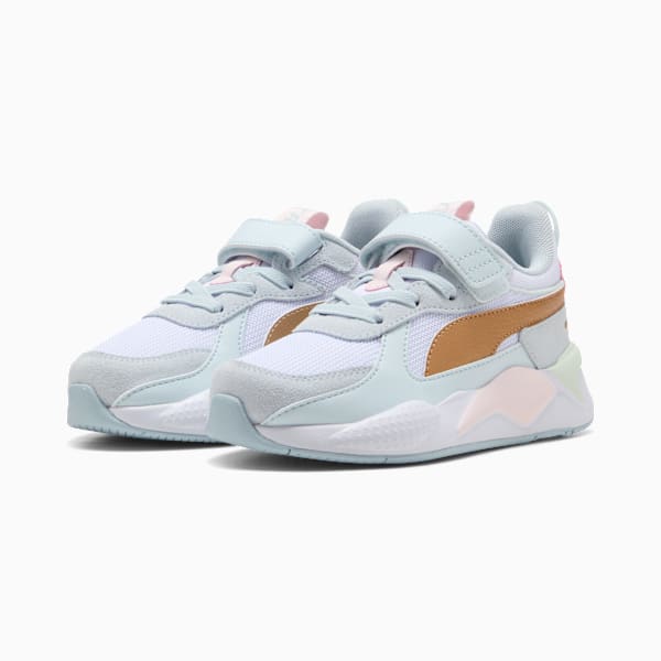 RS-X Metallic Alternative Closure+ Sneakers Kids, PUMA White-Sea Glass, extralarge