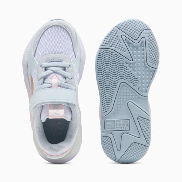 RS-X Metallic Alternative Closure+ Sneakers Kids, PUMA White-Sea Glass, extralarge