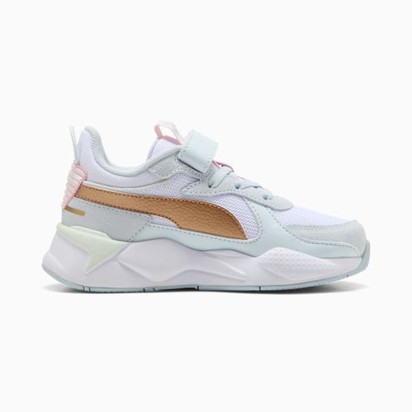 RS-X Metallic Alternative Closure+ Sneakers Kids, PUMA White-Sea Glass, extralarge
