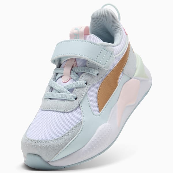 RS-X Metallic Alternative Closure+ Sneakers Kids, PUMA White-Sea Glass, extralarge