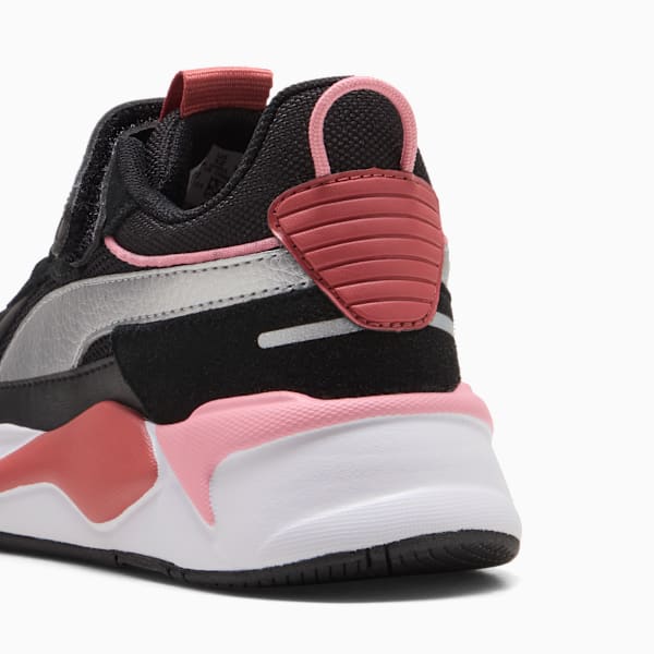 RS-X Metallic Alternative Closure+ Sneakers Kids, PUMA Black-Exotic Red, extralarge