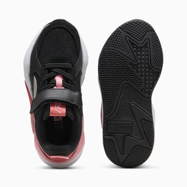 RS-X Metallic Alternative Closure+ Sneakers Kids, PUMA Black-Exotic Red, extralarge