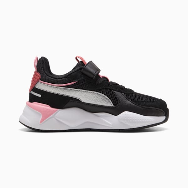 RS-X Metallic Alternative Closure+ Sneakers Kids, PUMA Black-Exotic Red, extralarge