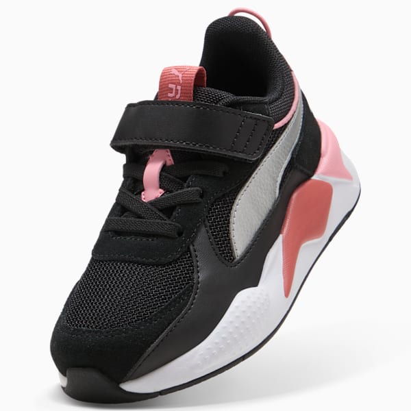 RS-X Metallic Alternative Closure+ Sneakers Kids, PUMA Black-Exotic Red, extralarge