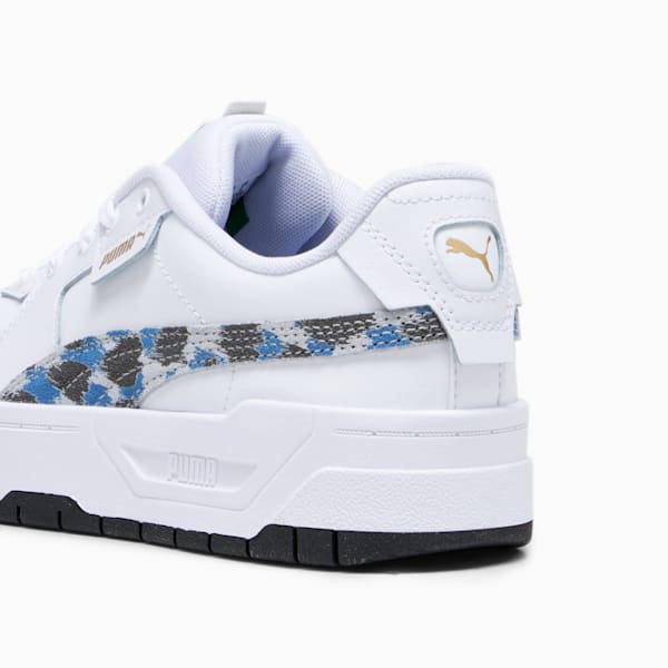 Cali Dream Animal Print Youth Sneakers, PUMA White-Racing Blue, extralarge-IND