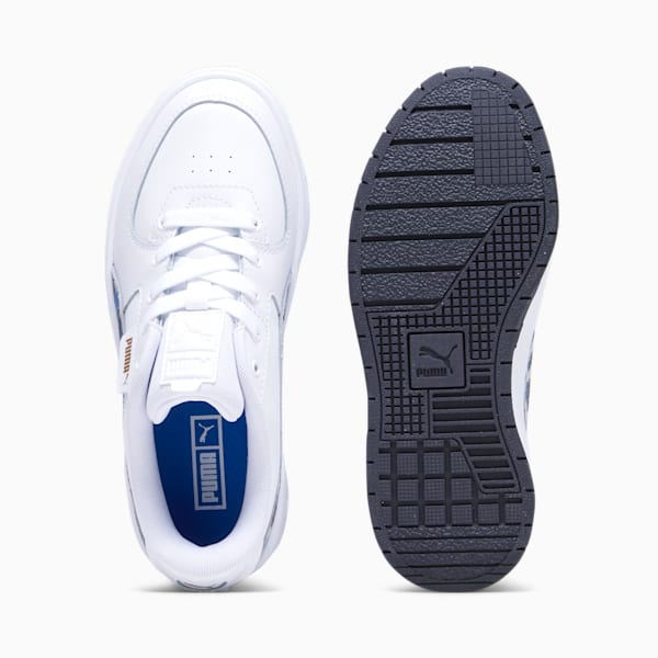 Cali Dream Animal Print Youth Sneakers, PUMA White-Racing Blue, extralarge-IND