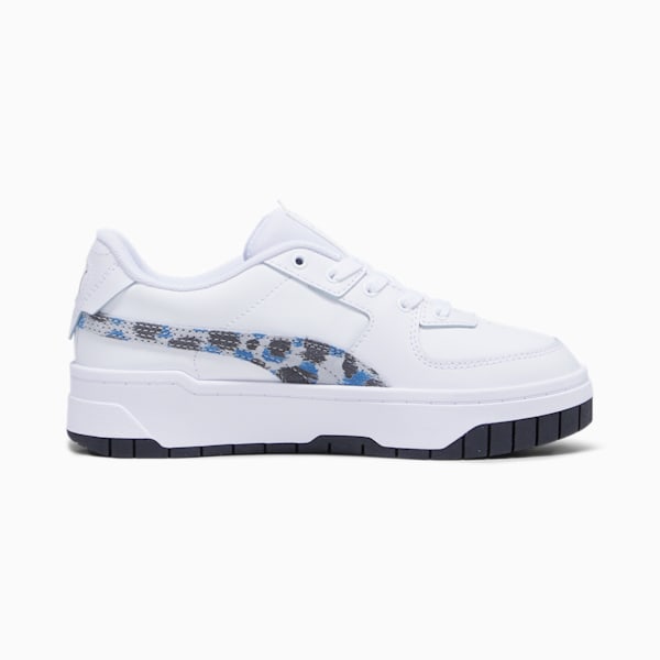 Cali Dream Animal Print Youth Sneakers, PUMA White-Racing Blue, extralarge-IND