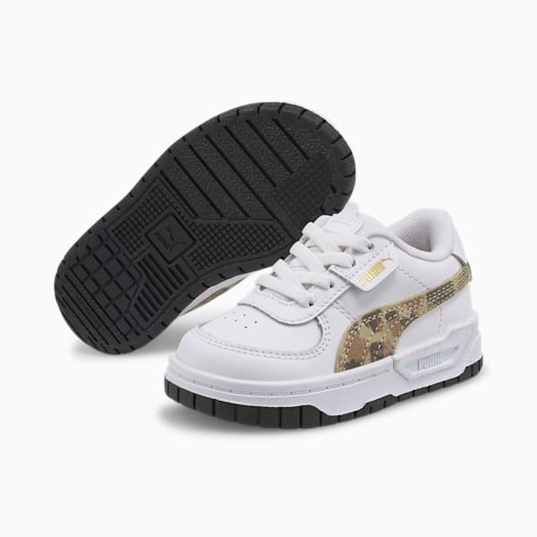 Cali Dream Animal Print Alternative Closure Sneakers Baby, PUMA White-Granola, extralarge