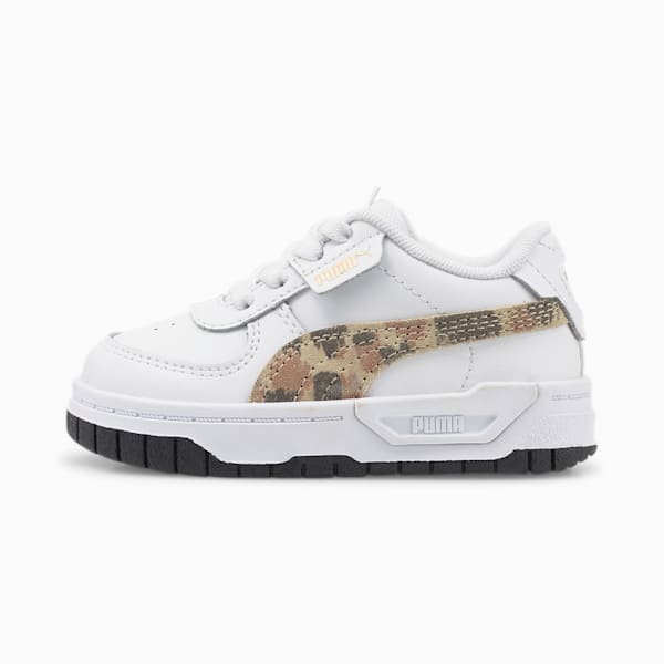 Cali Dream Animal Print Alternative Closure Sneakers Baby, PUMA White-Granola, extralarge