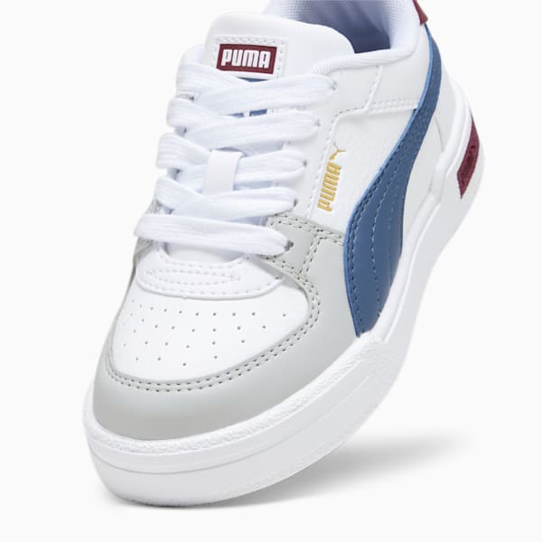 Tenis para niños CA Pro Block, PUMA White-Inky Blue-Dark Jasper, extralarge