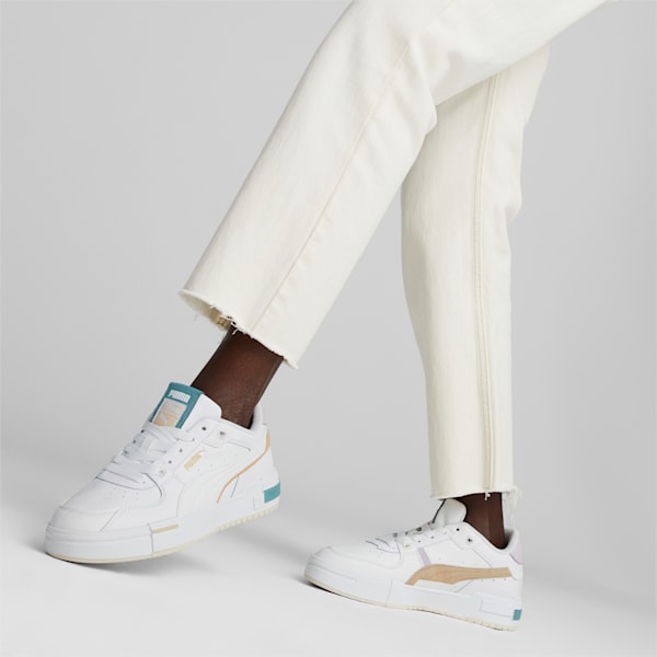 CA Pro Glitch Pastel Men's Sneakers, PUMA White-Granola-Adriatic, extralarge